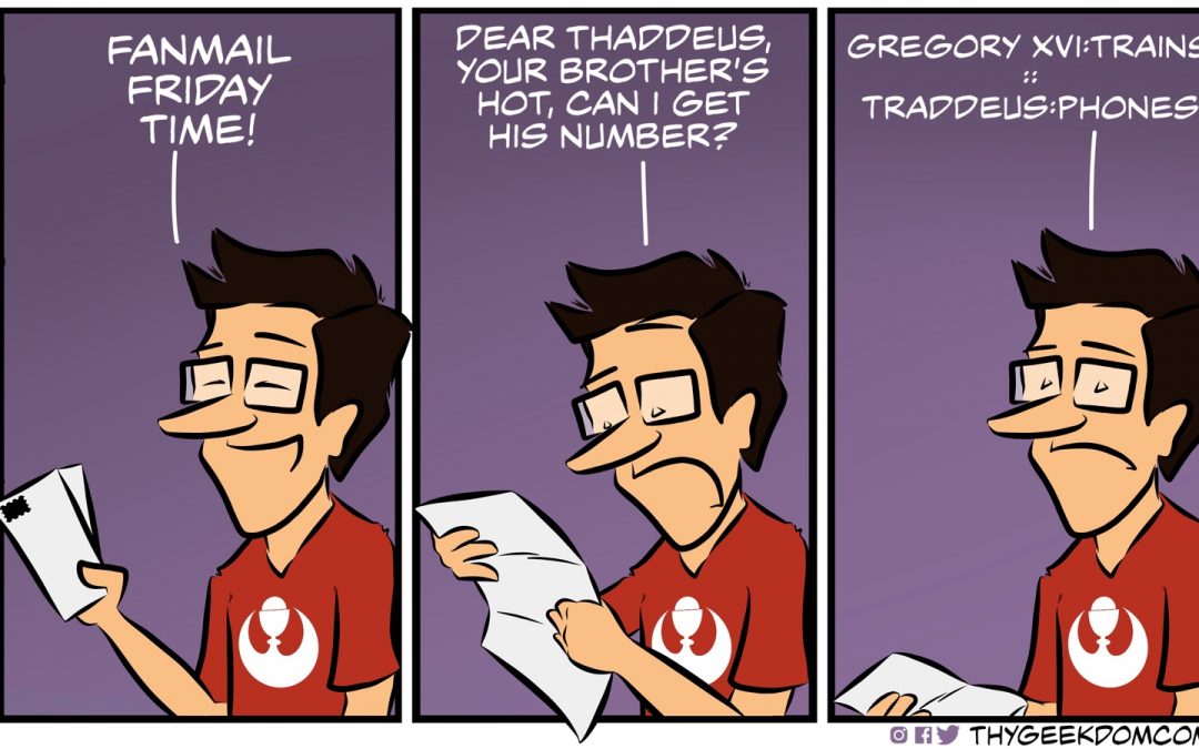 Fanmail Friday: Old Hotness