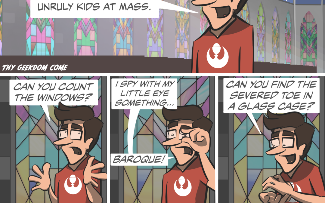 Distracted Kids at Mass