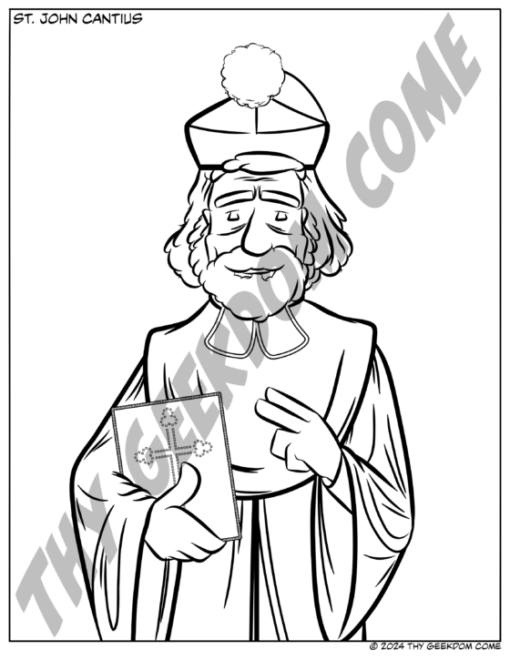 St. John Cantius Coloring Page